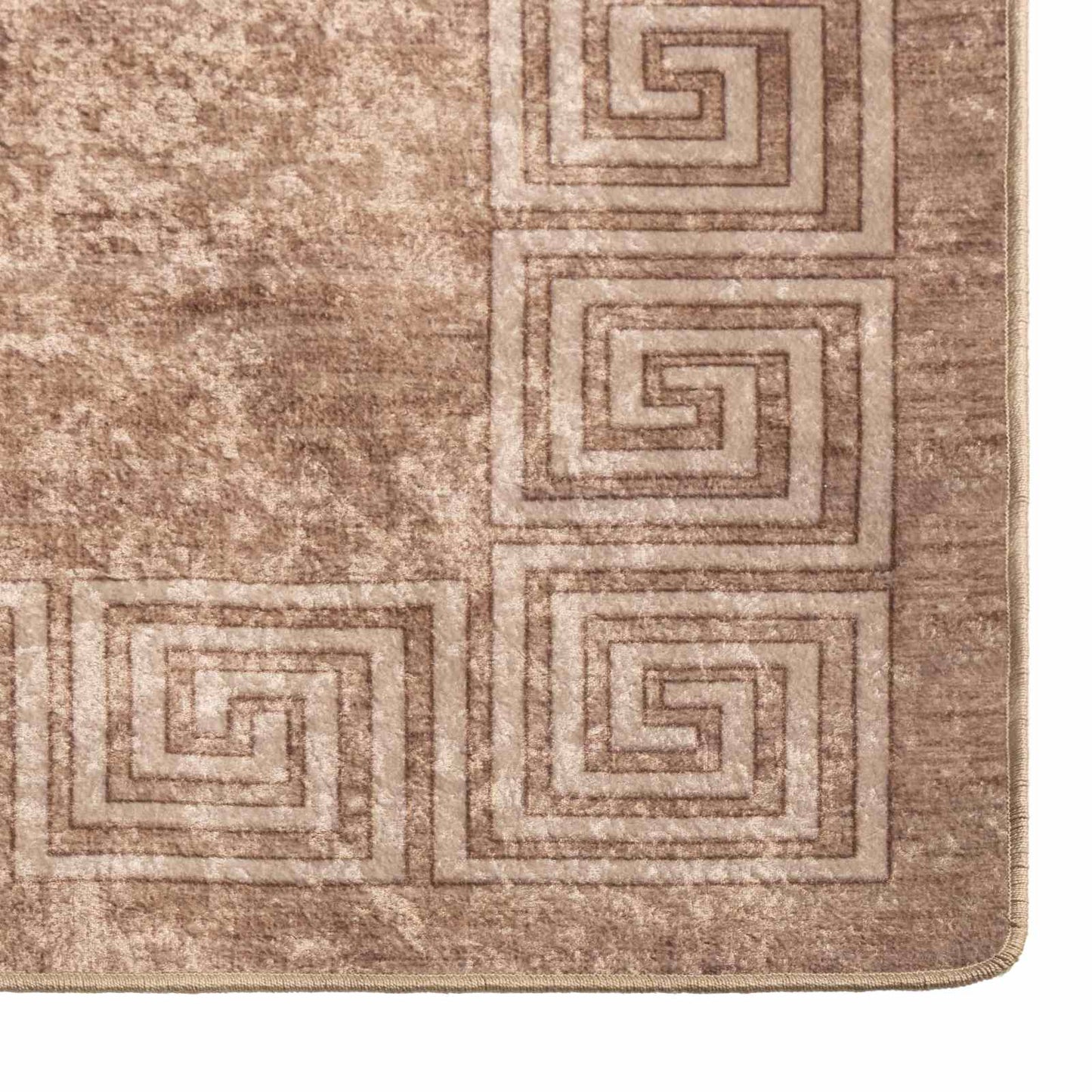 Teppe Runner MARSA Hvit 80 x 100 cm Polyester og PVC