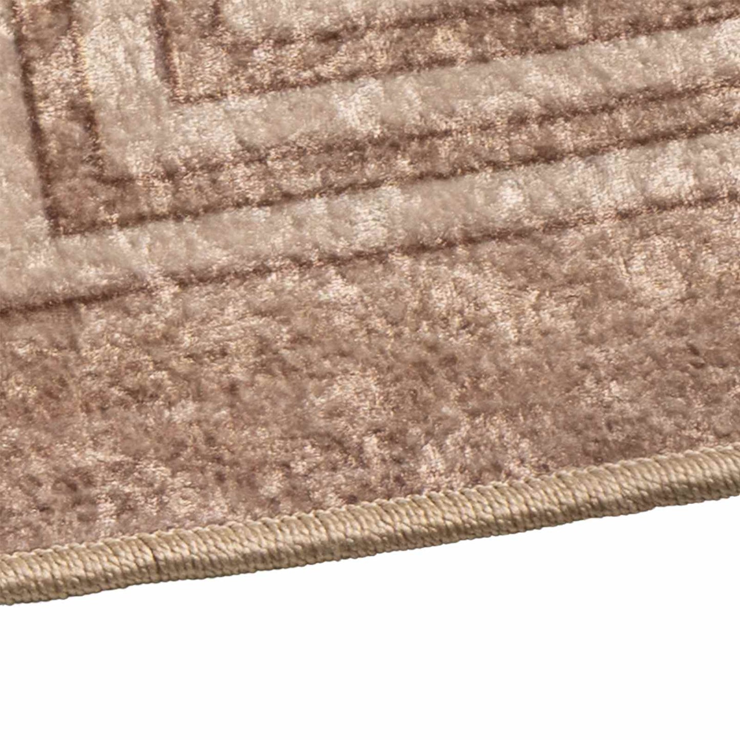 Teppe Runner MARSA Hvit 100 x 100 cm Polyester og PVC