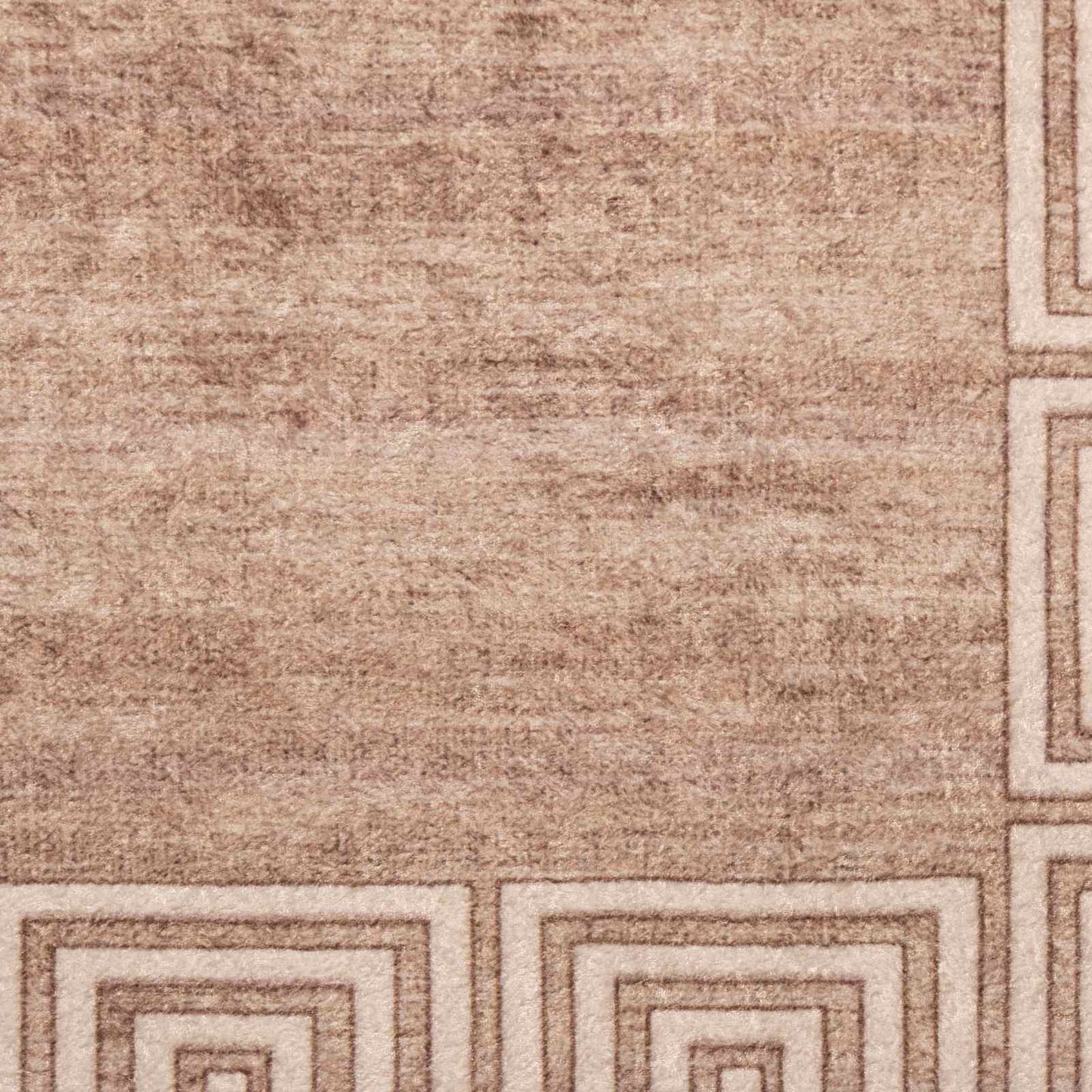 Teppe Runner MARSA Hvit 100 x 100 cm Polyester og PVC