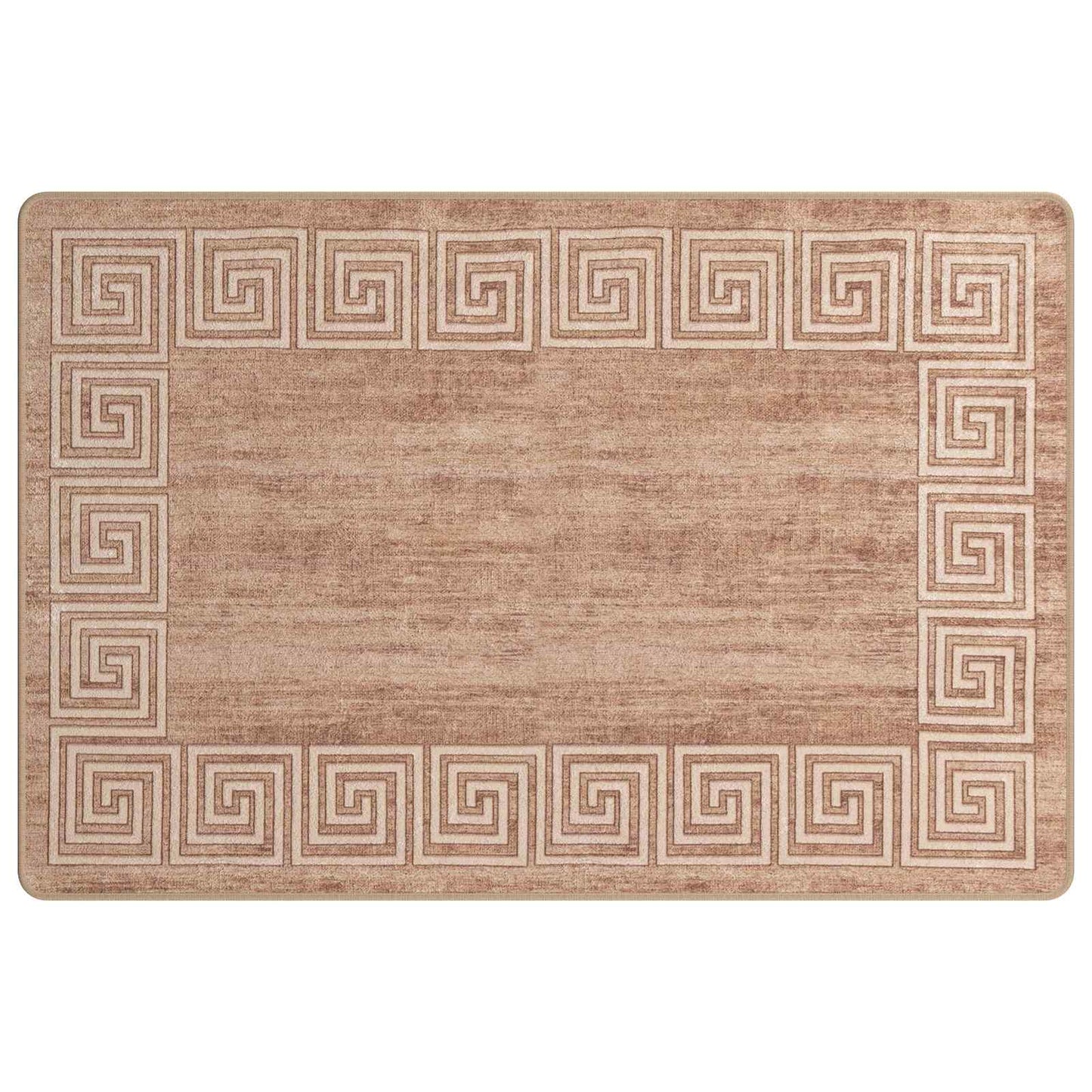 Teppe Runner MARSA Hvit 100 x 150 cm Polyester og PVC