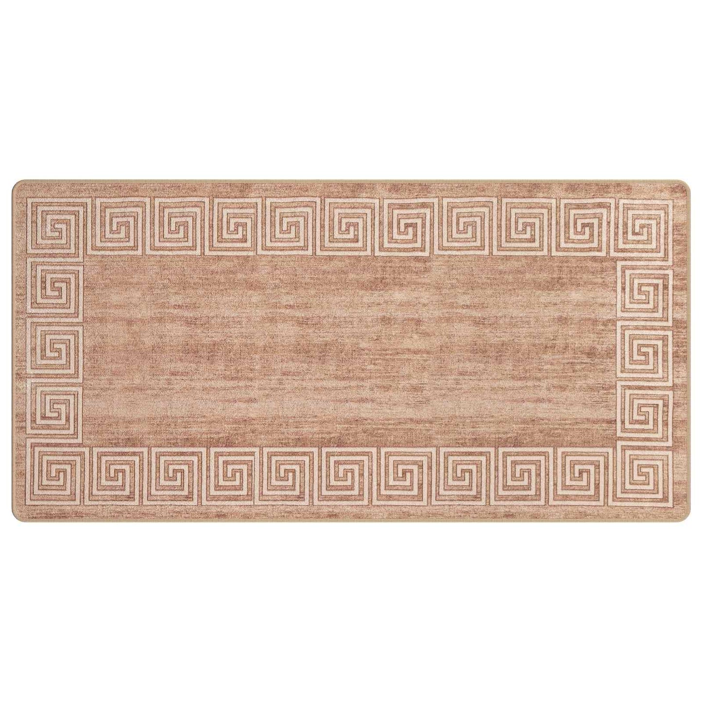 Teppe Runner MARSA Hvit 100 x 200 cm Polyester og PVC