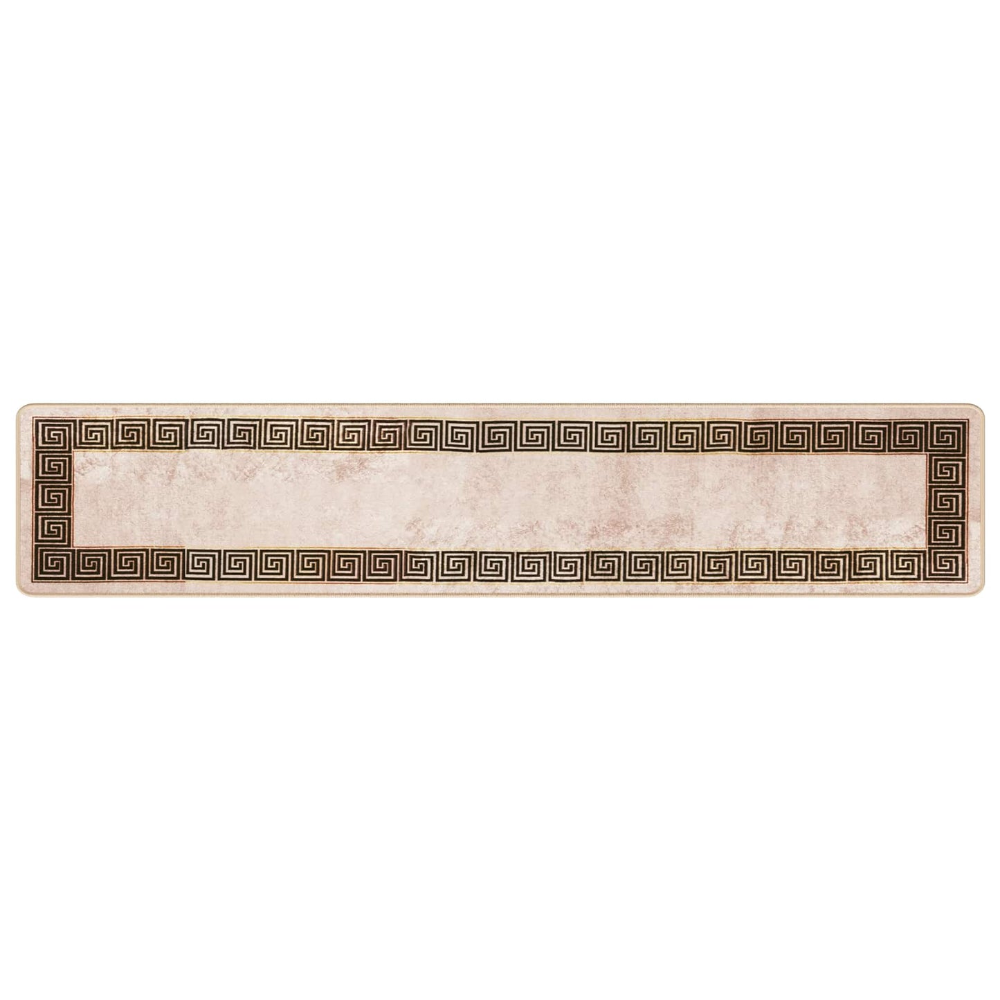 Teppe Runner MARSA Svart 50 x 250 cm Polyester og PVC