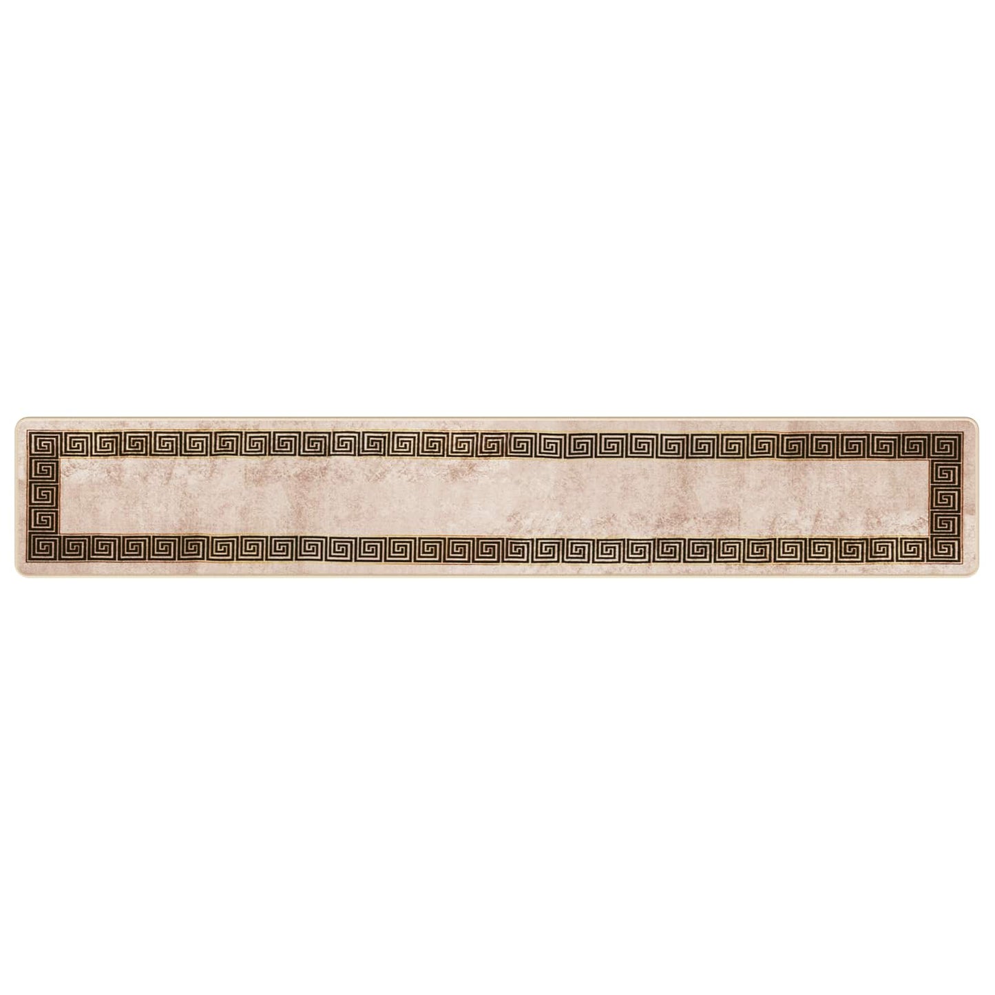 Teppe Runner MARSA Svart 50 x 300 cm Polyester og PVC