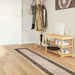 Teppe Runner MARSA Svart 50 x 400 cm Polyester og PVC