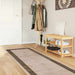 Teppe Runner MARSA Svart 80 x 400 cm Polyester og PVC