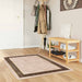 Teppe Runner MARSA Svart 100 x 150 cm Polyester og PVC