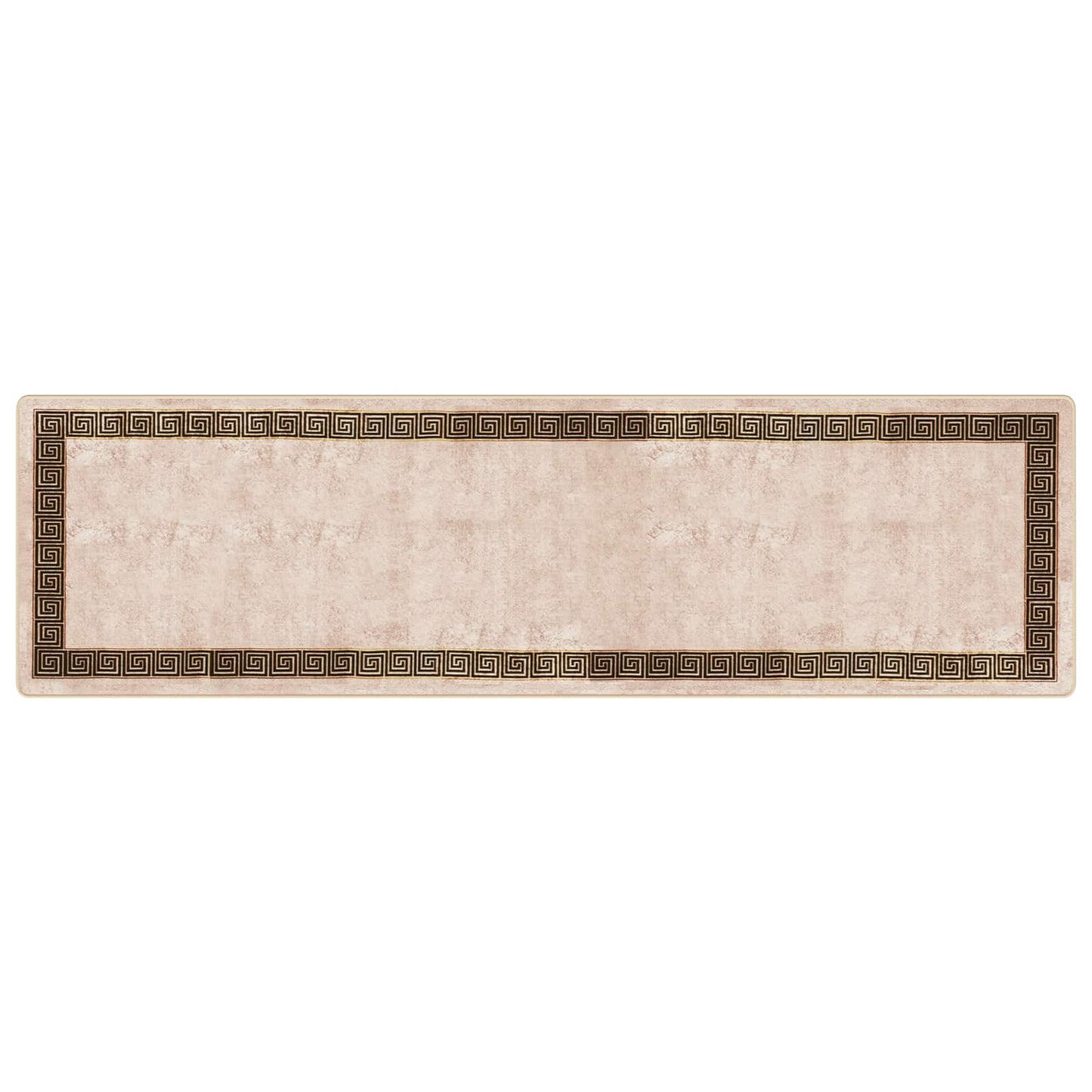 Teppe Runner MARSA Svart 100 x 350 cm Polyester og PVC