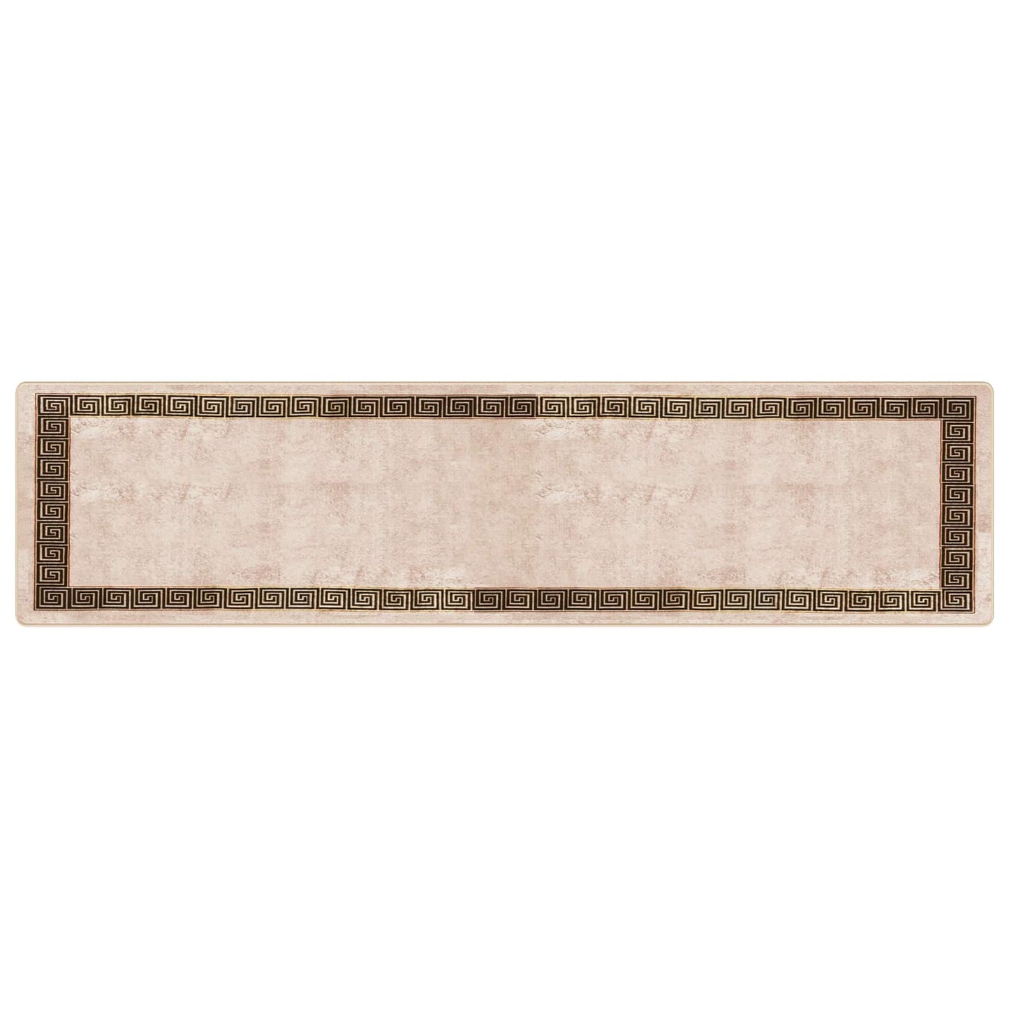 Teppe Runner MARSA Svart 100 x 400 cm Polyester og PVC