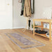 Teppe Runner MARSA Grå 50 x 150 cm Polyester og PVC