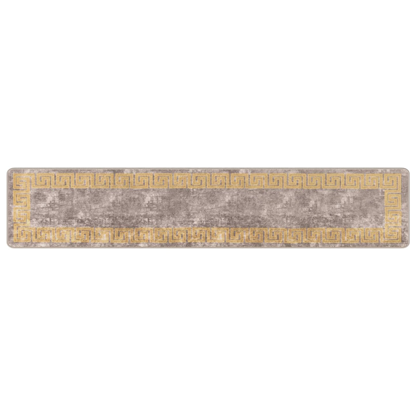 Teppe Runner MARSA Grå 50 x 250 cm Polyester og PVC