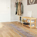 Teppe Runner MARSA Grå 50 x 350 cm Polyester og PVC