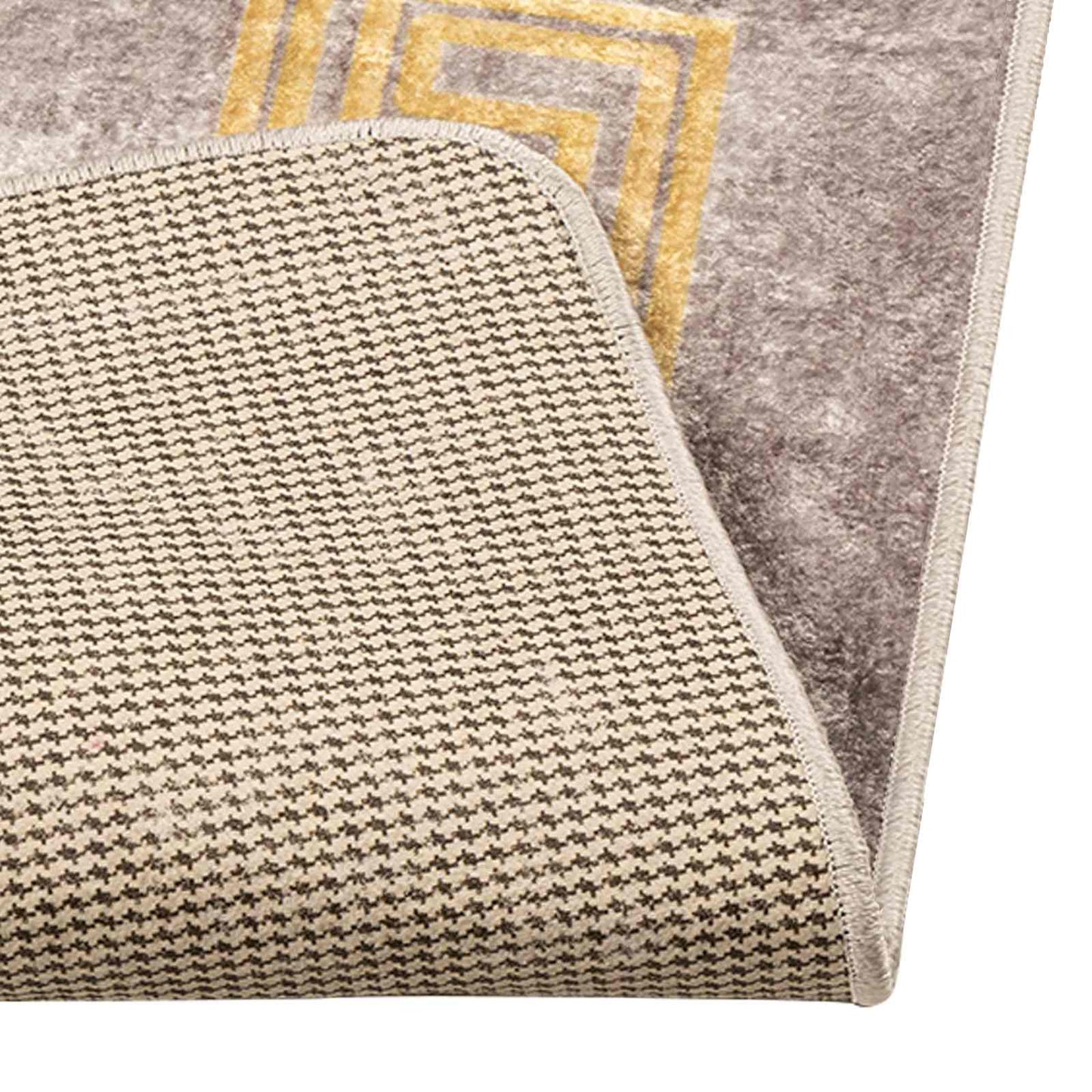 Teppe Runner MARSA Grå 50 x 450 cm Polyester og PVC