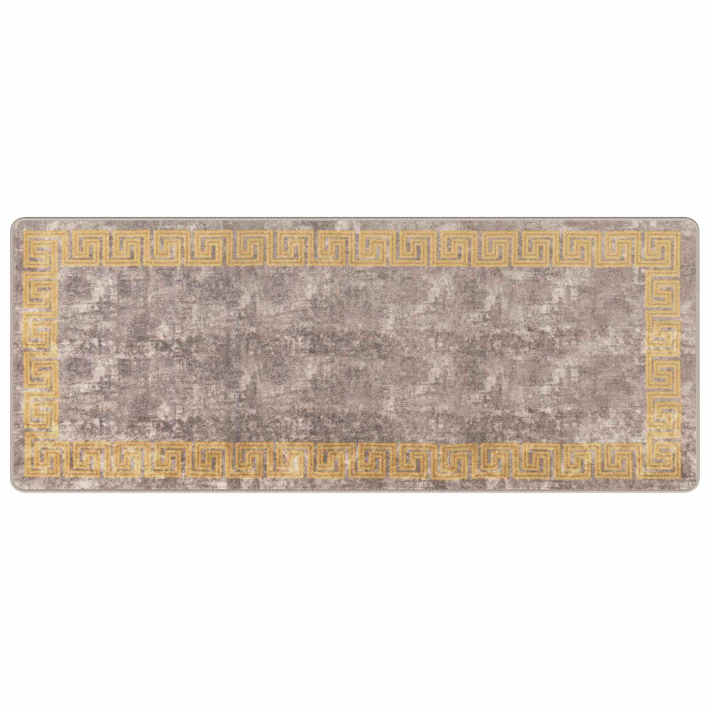 Teppe Runner MARSA Grå 80 x 200 cm Polyester og PVC