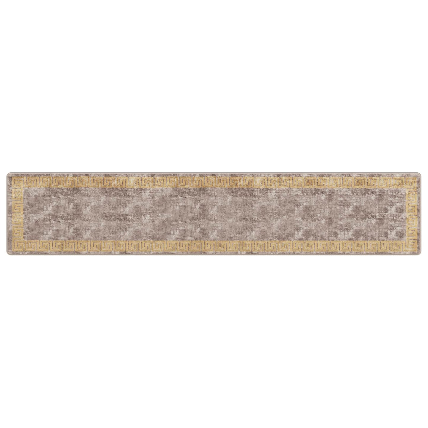Teppe Runner MARSA Grå 80 x 400 cm Polyester og PVC