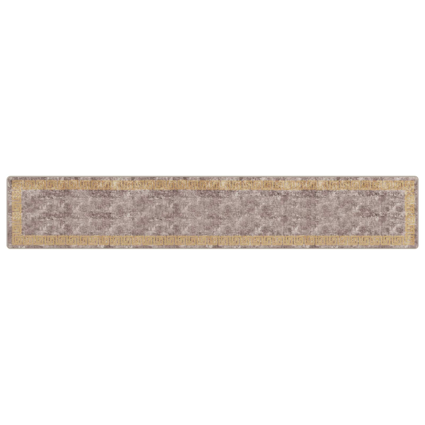 Teppe Runner MARSA Grå 80 x 450 cm Polyester og PVC