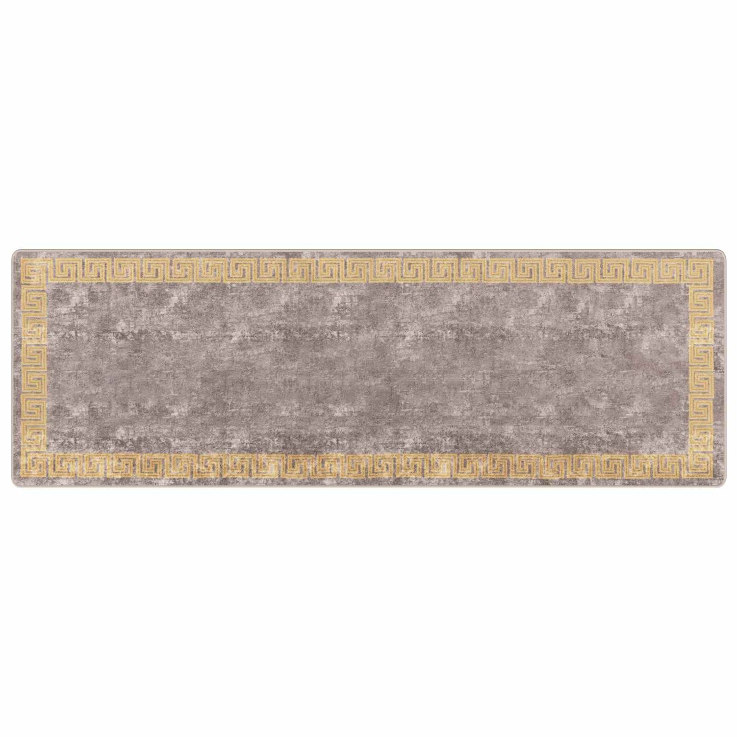 Teppe Runner MARSA Grå 100 x 300 cm Polyester og PVC