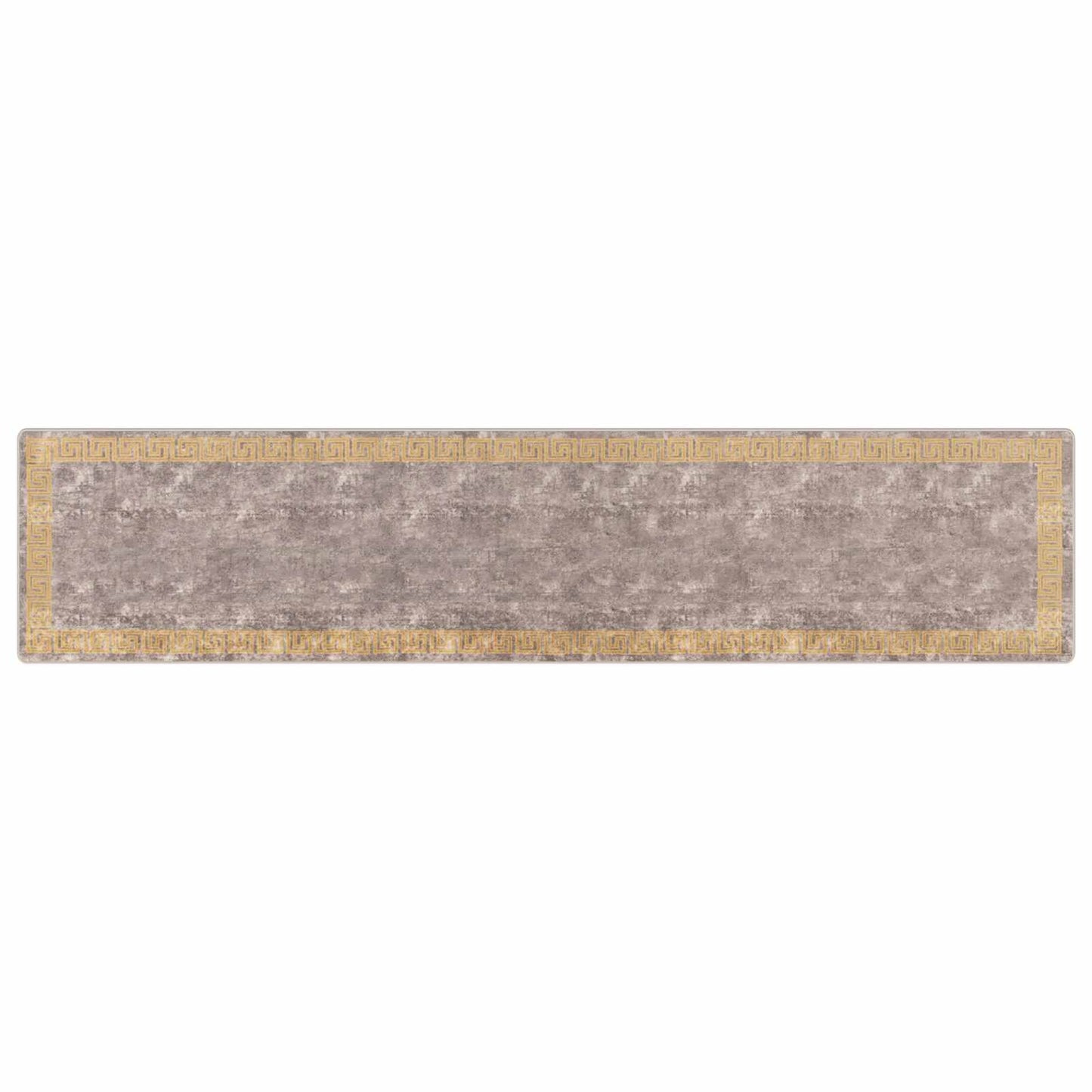Teppe Runner MARSA Grå 100 x 450 cm Polyester og PVC