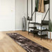 Teppe Runner MARSA Svart 50 x 450 cm Polyester og PVC