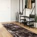 Teppe Runner MARSA Svart 80 x 400 cm Polyester og PVC