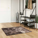 Teppe Runner MARSA Svart 100 x 100 cm Polyester og PVC