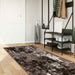 Teppe Runner MARSA Svart 100 x 250 cm Polyester og PVC