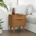 Nattbordskap MOLDE Karamell 40 x 35 x 48 cm Heltre furu