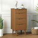 Kommode MOLDE Karamell 40 x 35 x 82 cm Heltre furu