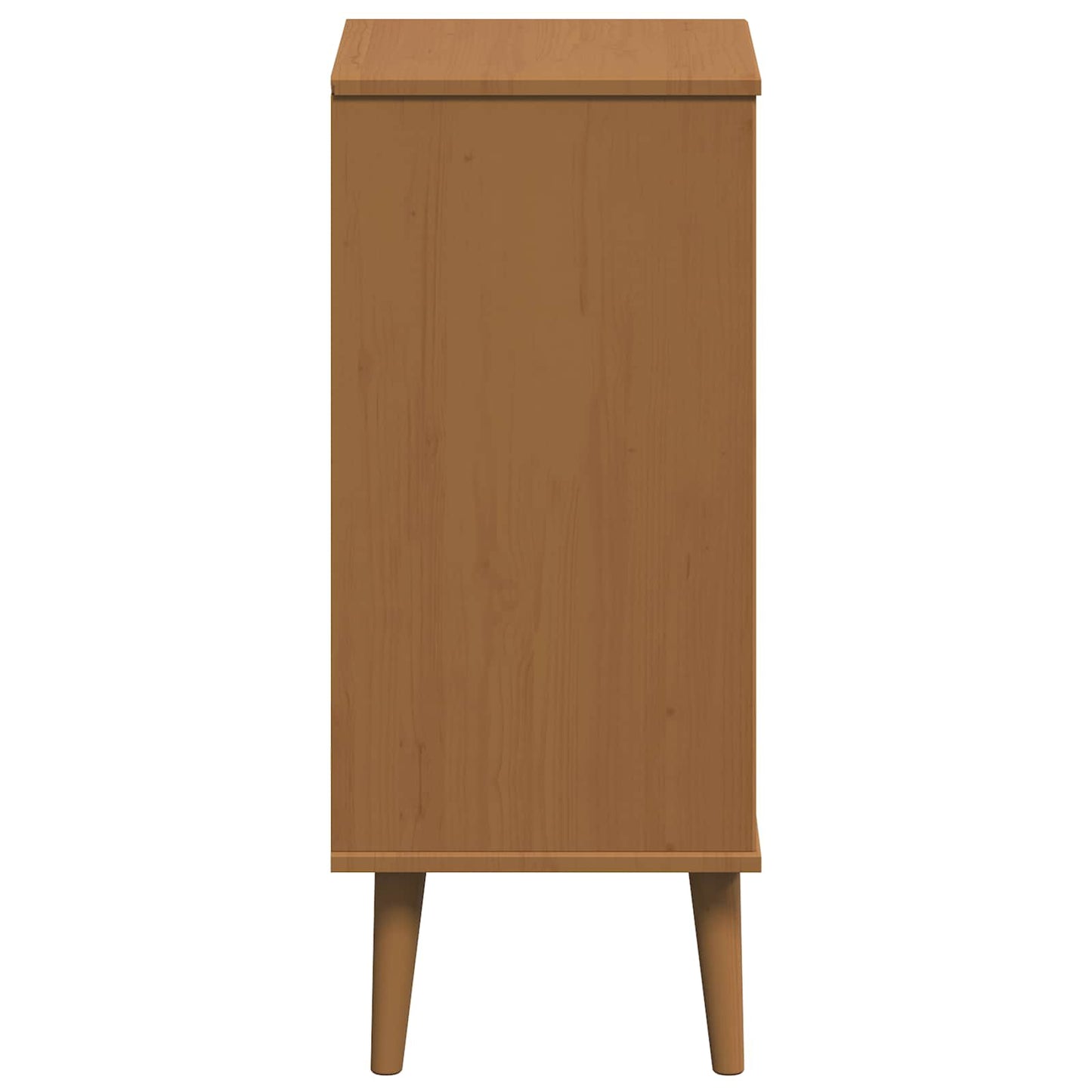 Kommode MOLDE Karamell 40 x 35 x 82 cm Heltre furu