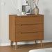 Kommode MOLDE Karamell 80 x 40 x 80 cm Heltre furu