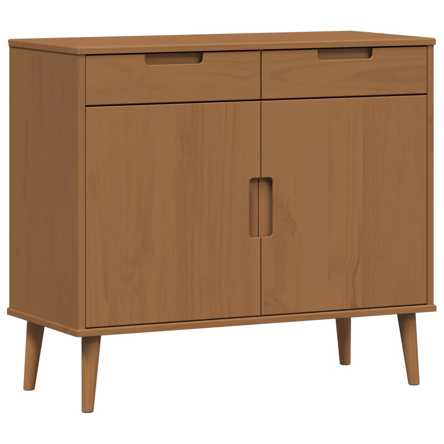 Serviesskap MOLDE Karamell 90 x 40 x 80 cm