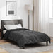 Sommerdyne Svart og Anthracite 200 x 135 cm Mikrofiber