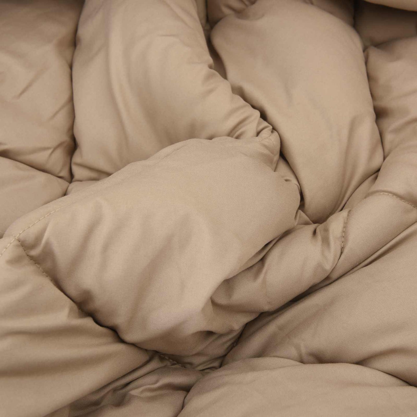 Vinter Dynen Svart og Taupe 200 x 200 cm Mikrofiber