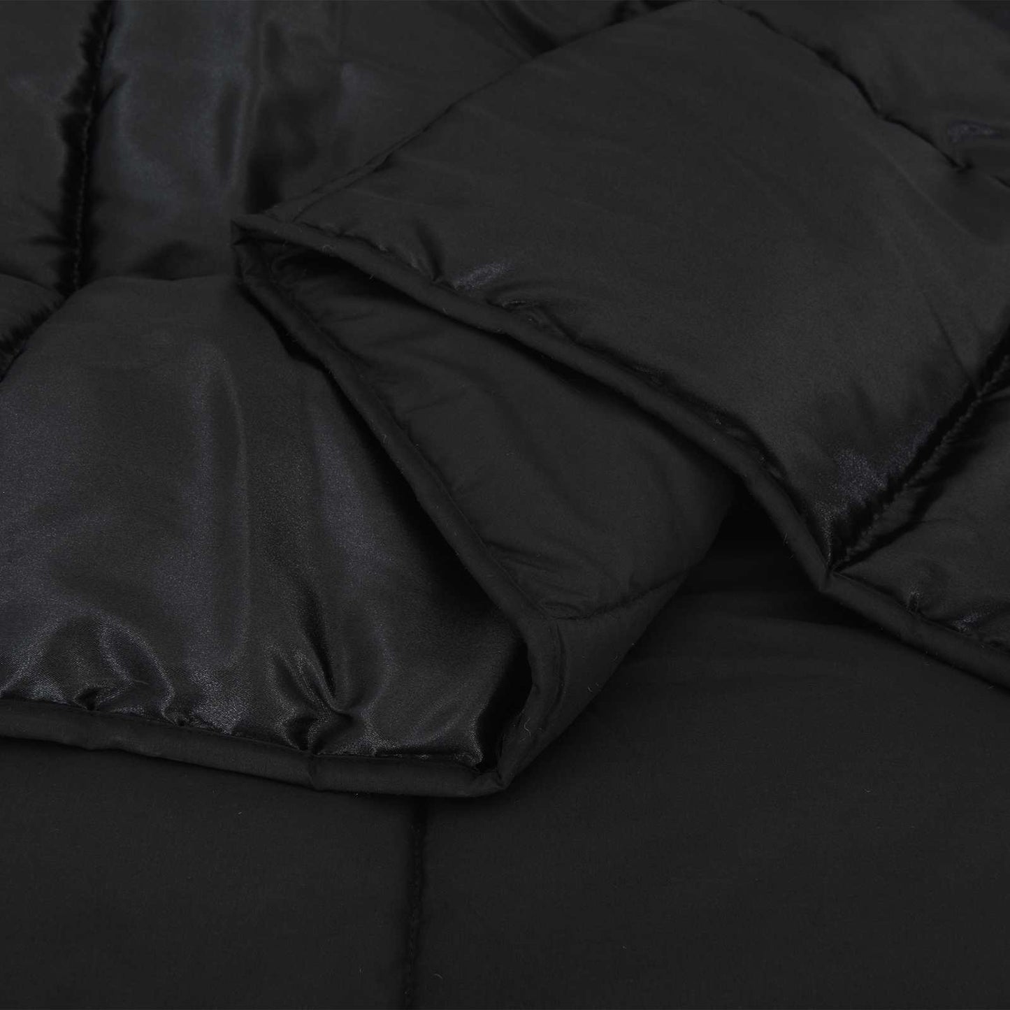 Sommerdyne Svart 200 x 240 cm Sateng og mikrofiber
