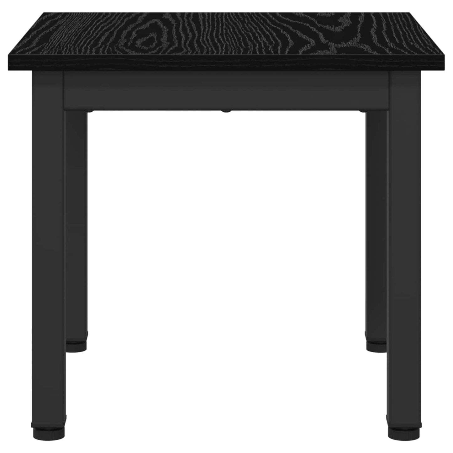 Kaffebord Svart Eik 40 x 40 x 36 cm Konstruert tre