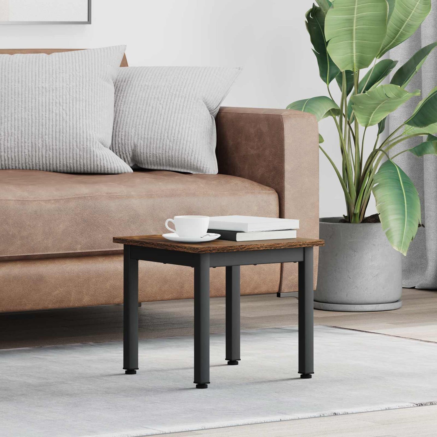 Kaffebord Røyk Eik 40 x 40 x 36 cm Konstruert tre