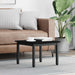 Kaffebord Svart Eik 50 x 50 x 36 cm Konstruert tre