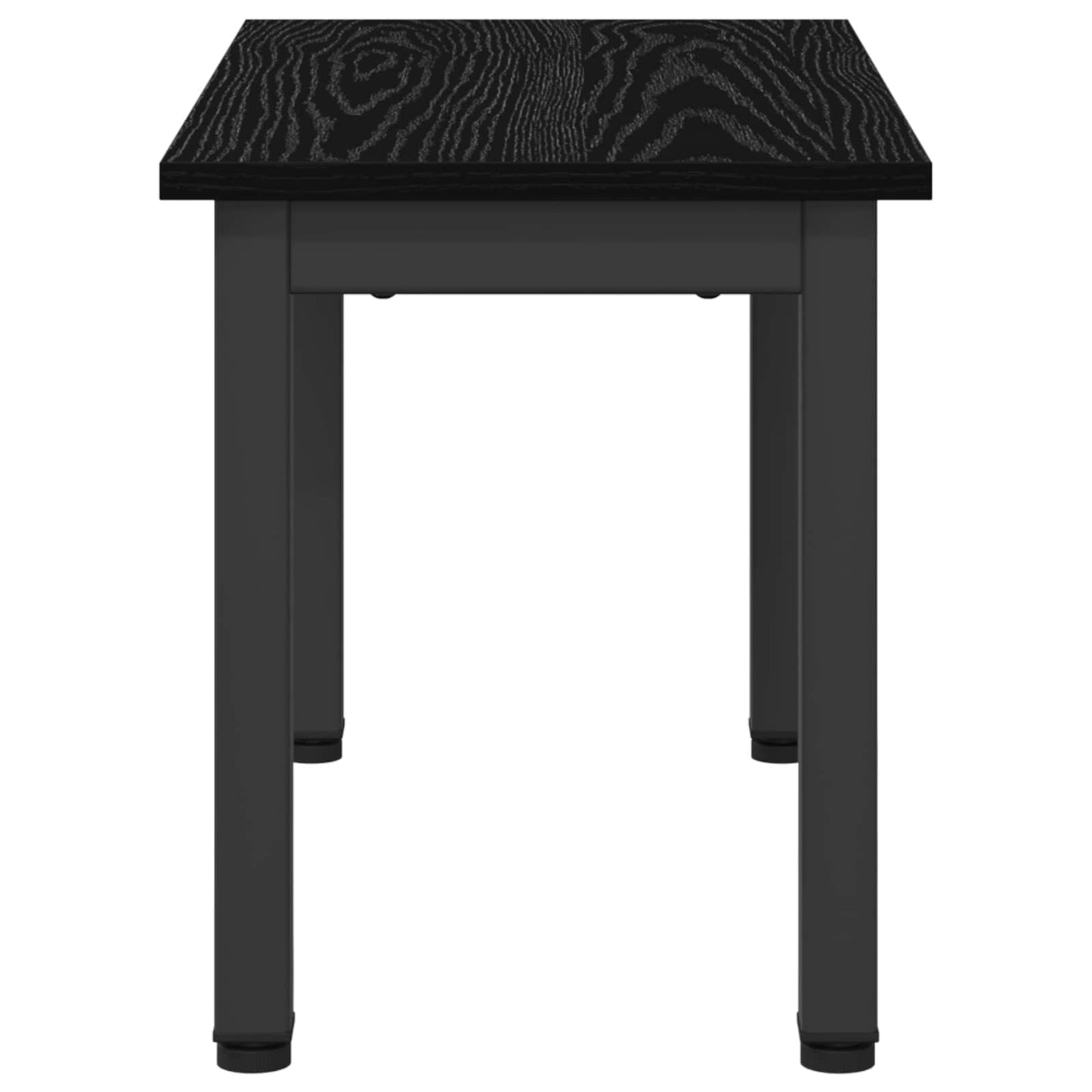 Kaffebord Svart Eik 60 x 30 x 36 cm Konstruert tre