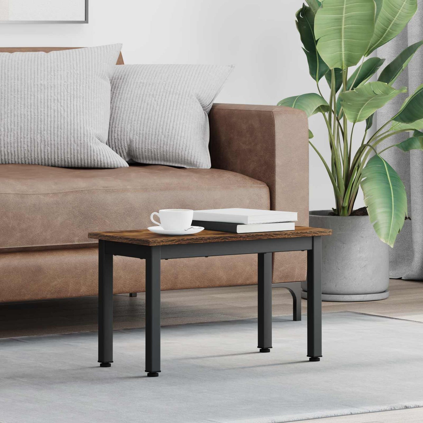 Kaffebord Røyk Eik 60 x 30 x 36 cm Konstruert tre