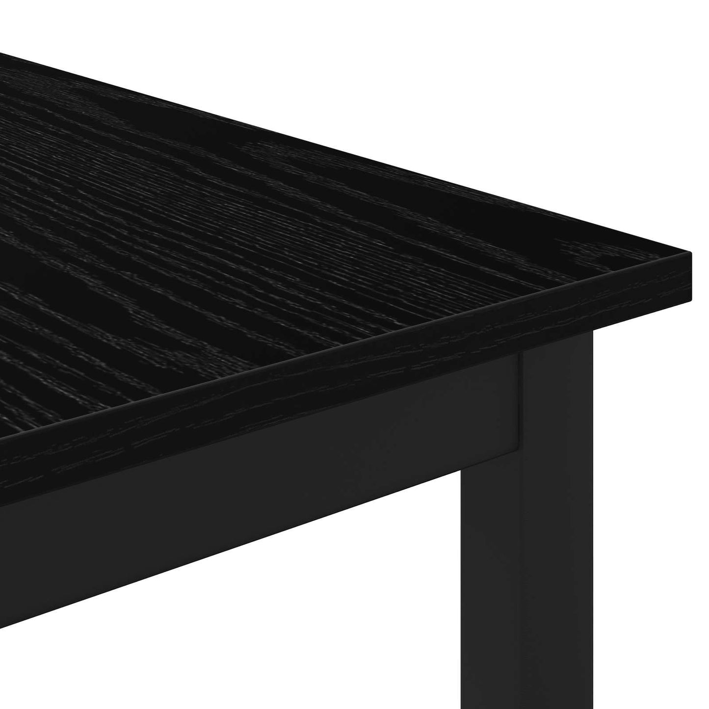 Kaffebord Svart Eik 60 x 50 x 36 cm Konstruert tre