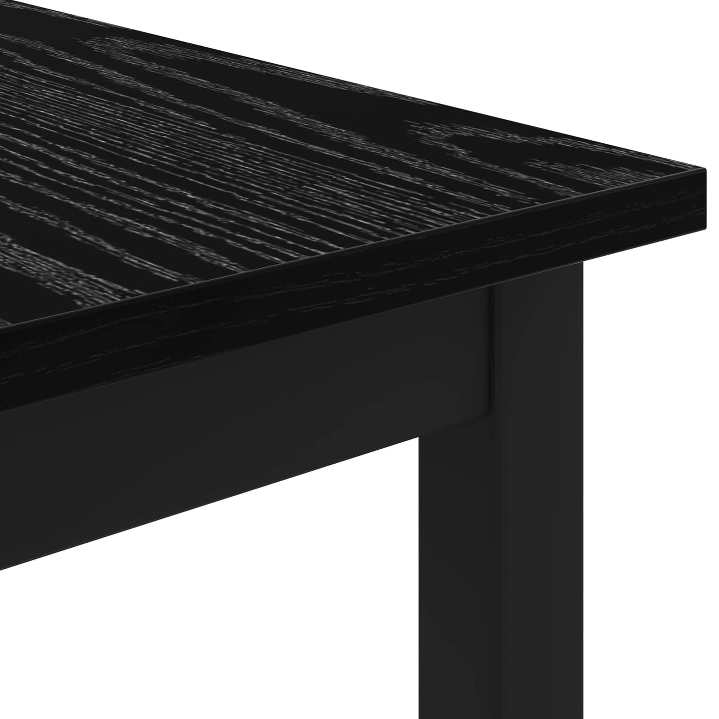 Kaffebord Svart Eik 70 x 50 x 36 cm Konstruert tre