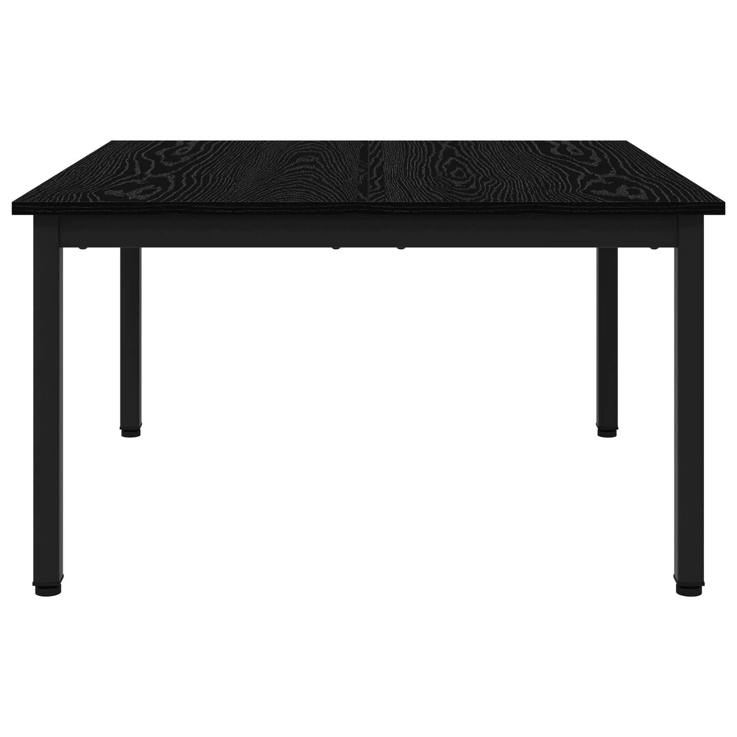 Kaffebord Svart Eik 80 x 80 x 45 cm Konstruert tre