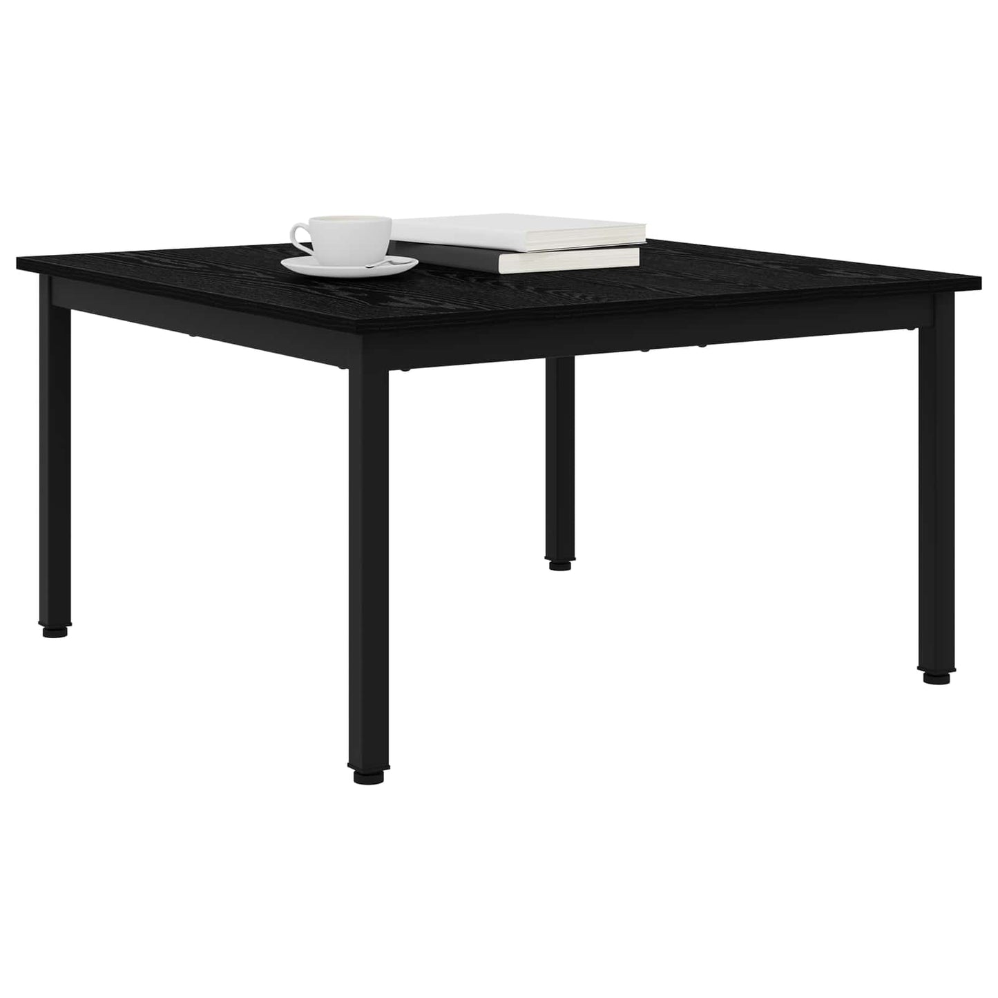 Kaffebord Svart Eik 80 x 80 x 45 cm Konstruert tre