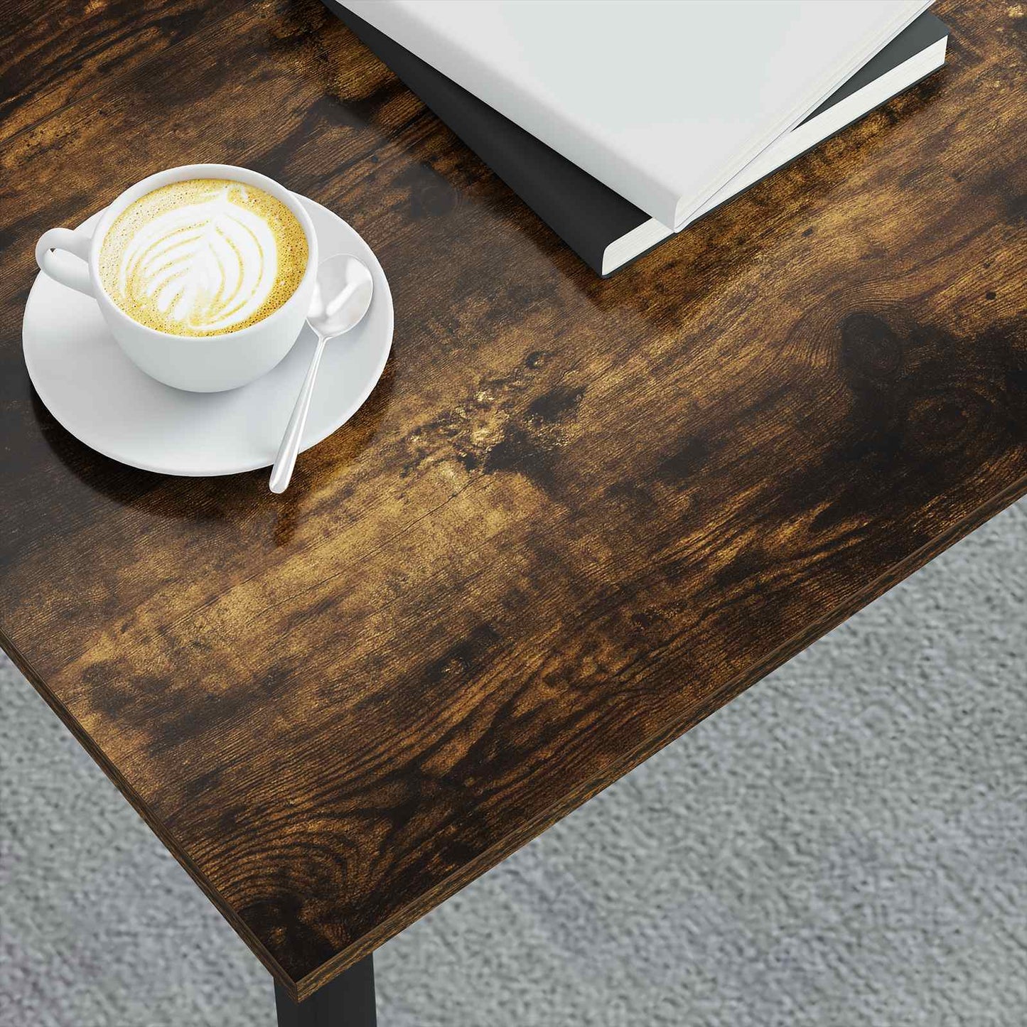 Kaffebord Røyk Eik 80 x 80 x 45 cm Konstruert tre