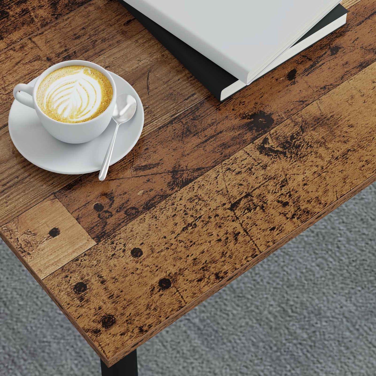 Kaffebord Gammelt tre 80 x 80 x 45 cm Konstruert tre