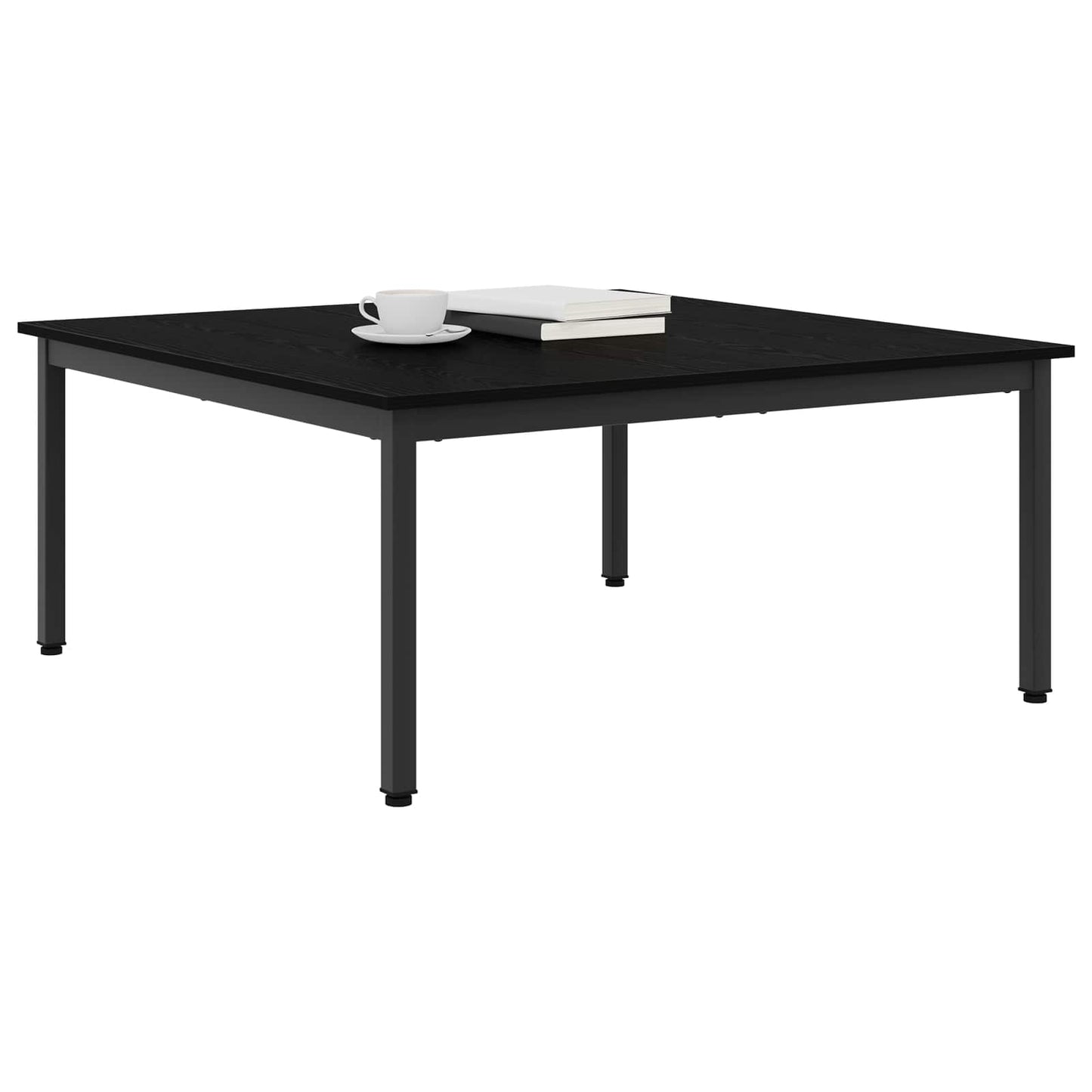 Kaffebord Svart Eik 100 x 100 x 45 cm Konstruert tre