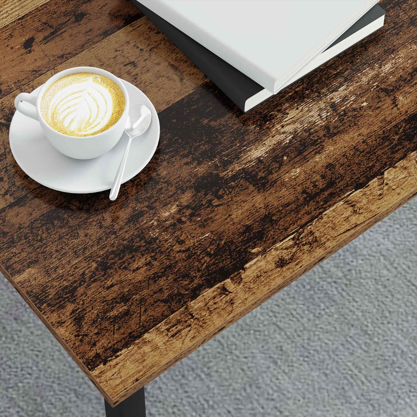 Kaffebord Gammelt tre 100 x 100 x 45 cm Konstruert tre
