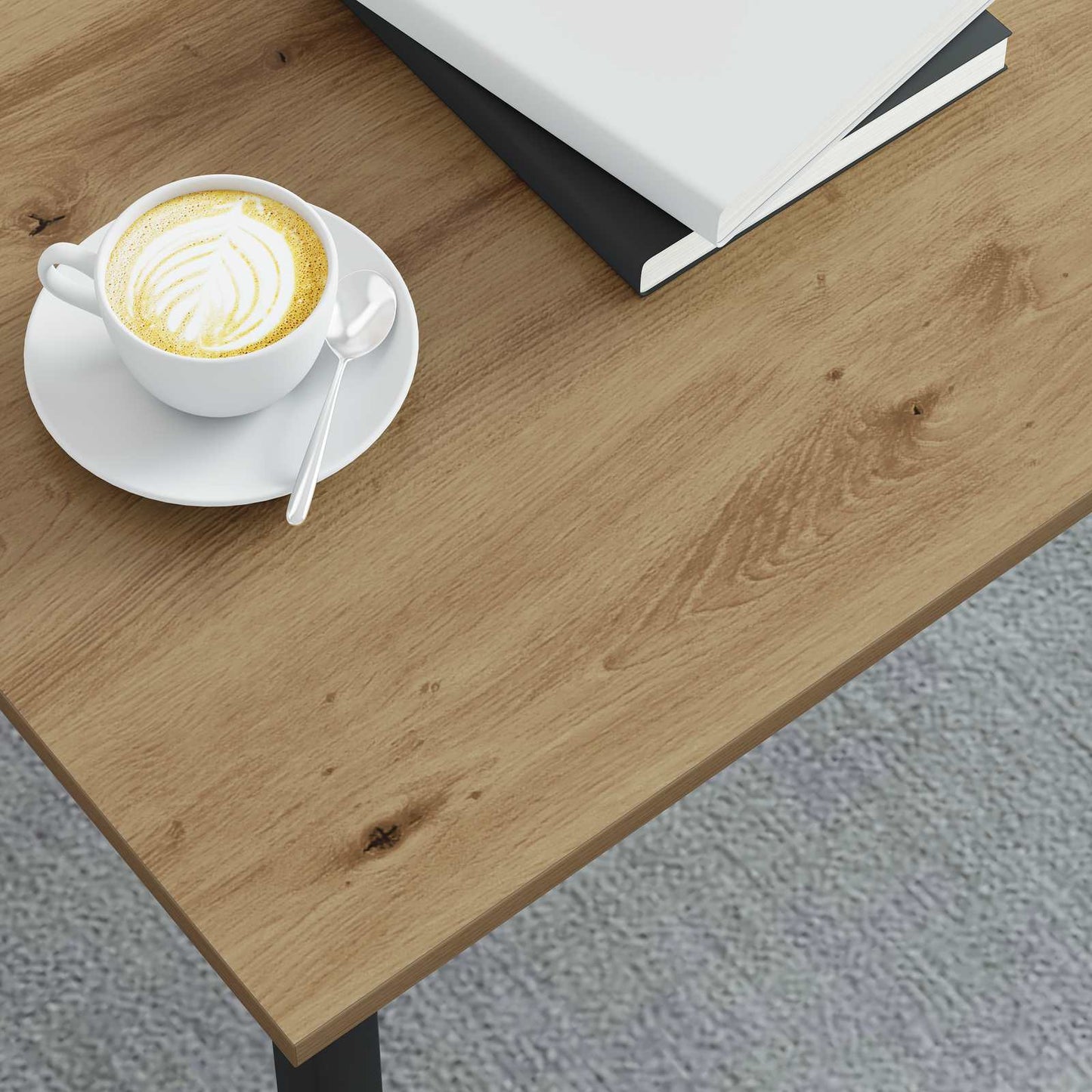 Kaffebord Kunstnerisk Eik 100 x 100 x 45 cm Konstruert tre