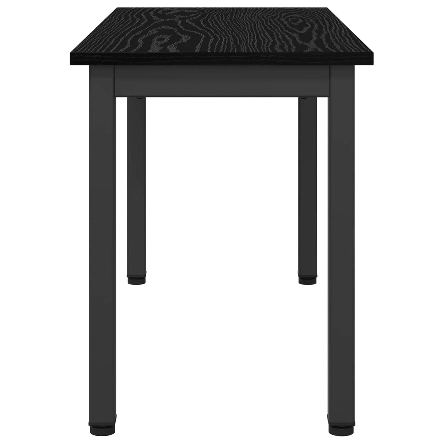 benk Svart Eik 80 x 35 x 45 cm Konstruert tre