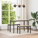 benk Sonoma 80 x 35 x 45 cm Konstruert tre