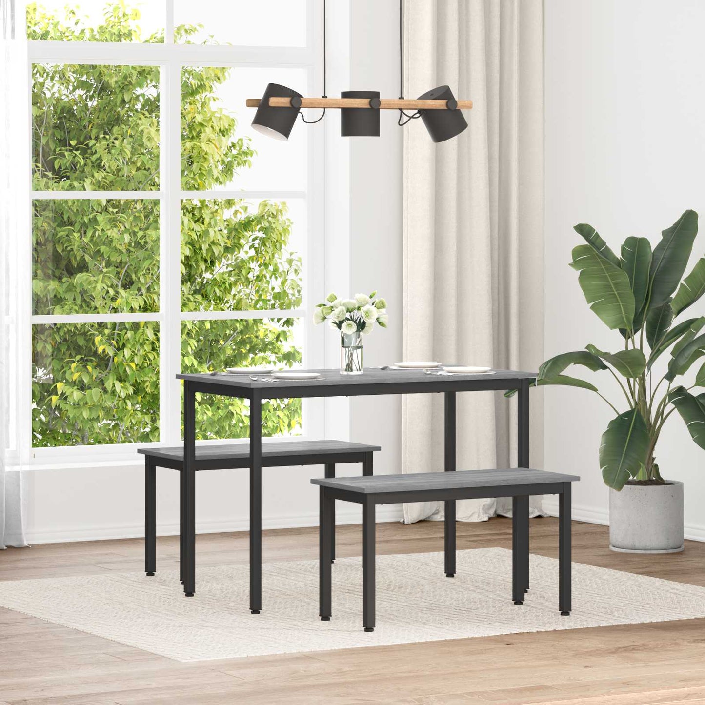 benk Grå Sonoma 80 x 35 x 45 cm Konstruert tre